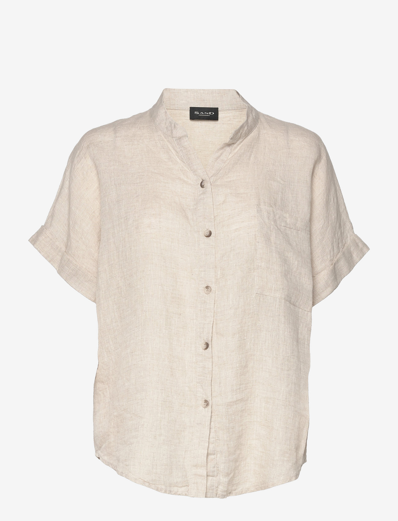 SAND - 3464 - Adria - kortærmede skjorter - off white - 0