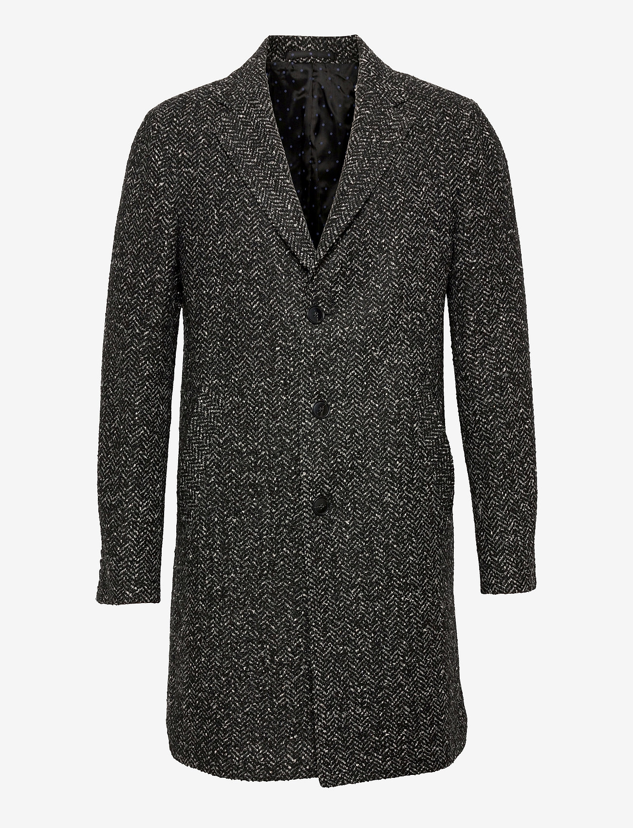 SAND - 7419 - Retro Coat - manteaux d'hiver - black - 0