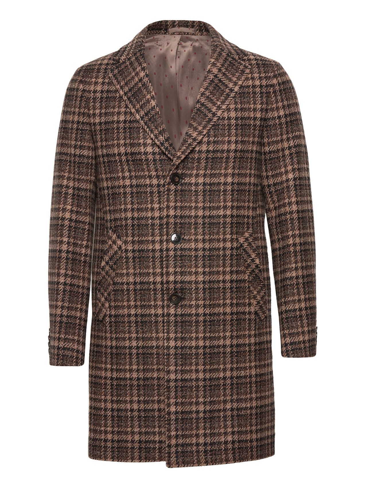 7443 - Retro Coat Outerwear Coats Winter Coats Ruskea SAND
