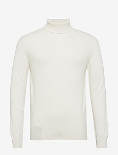 Kasjmir & ull | Turtleneck | Stort utvalg av de seneste Mads Nørgaard ICELAND KELDEN - Strikkegenser - ecru/dark brown