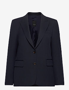 3596 - Ginette Pointy - enkeltradede blazere - dark blue/navy