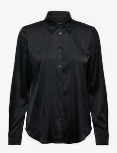 3176 Matt - Latia - langærmede skjorter - black