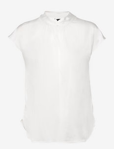 3176 Matt - Prosi Top S - short-sleeved blouses - off white