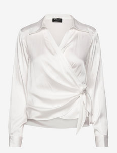 3176 Matt - Wrap - blouses à manches longues - off white