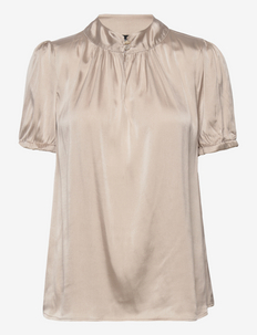 3176 Matt Main - New Prosi Top - blouses met korte mouwen - off white