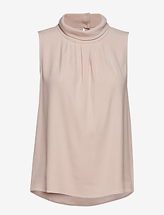 Crepe Satin Back - Prosa Top - SOFT PINK
