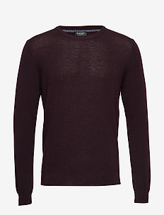 Merino Pique - Iq - DARK RED