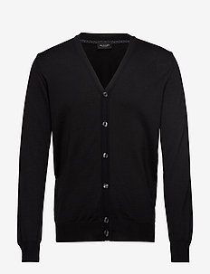 Merino Embr. - Ice - BLACK