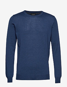 Merino Embr. - Iq - MEDIUM BLUE