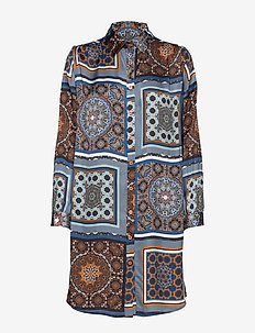 3339 - Asia Dress - MEDIUM BLUE