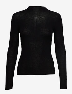 Fellini Rib - Eleri Top - BLACK