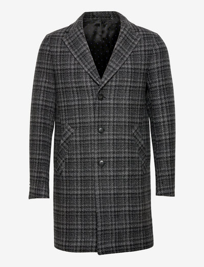 7443 - Retro Coat - manteaux de laine - grey