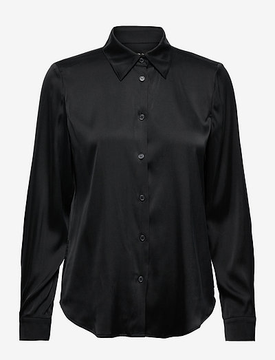 3176 Matt - Latia - langermede skjorter - black