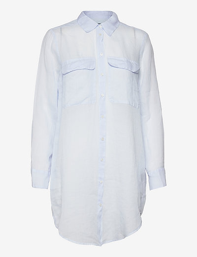 8851 - Nami Long - langermede skjorter - light blue