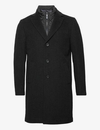 Cashmere Coat - Sultan Tech - wełniane płaszcze - black