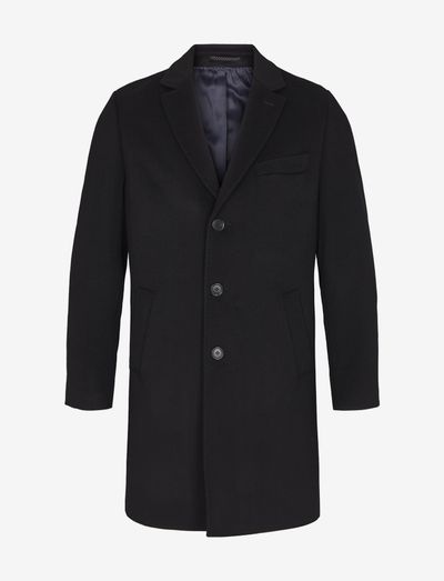 Cashmere Coat - Sultan Relax - wełniane płaszcze - black