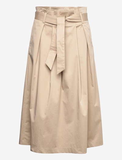 Fine Cotton - Mana - midi skirts - light camel