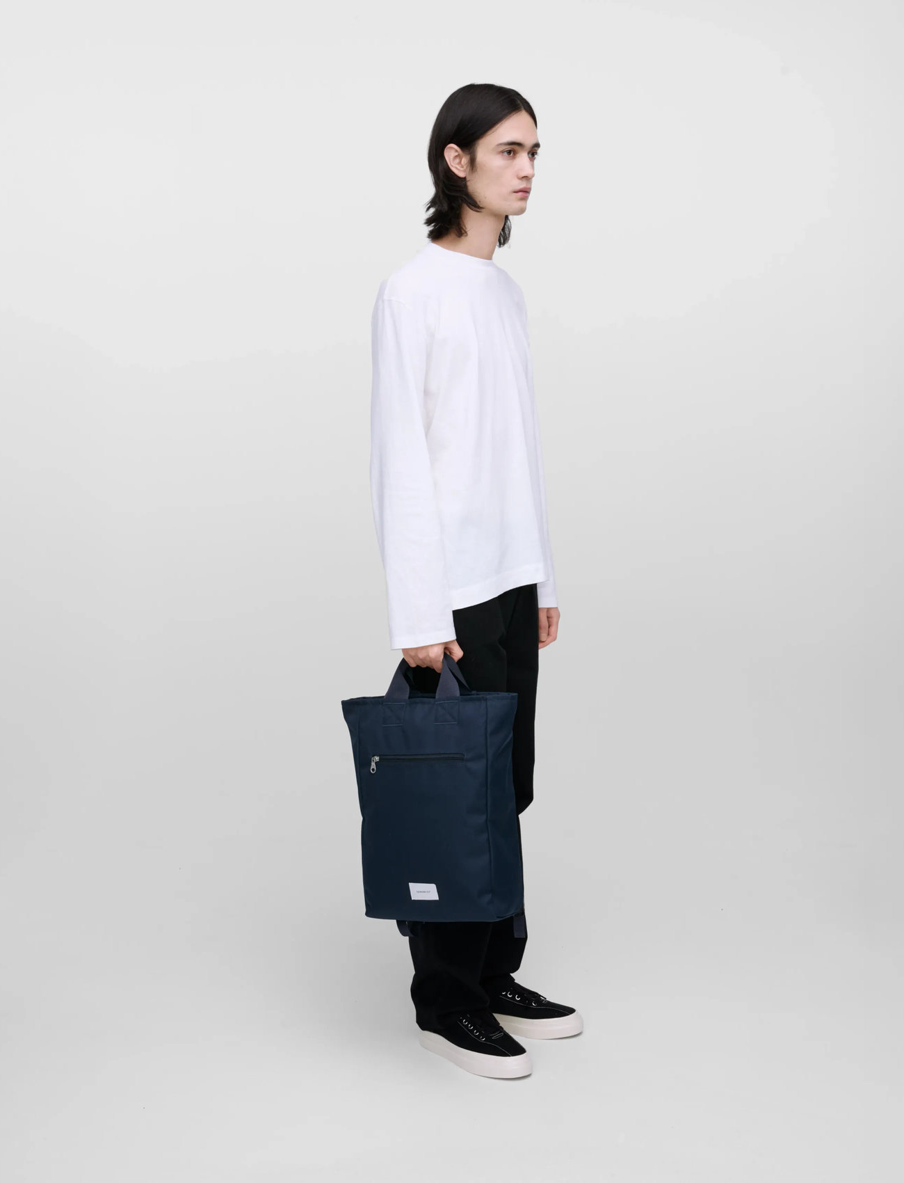 SANDQVIST Ground 2-Way Bag, One Size, Navy, Tasker > Rygsække, Herre