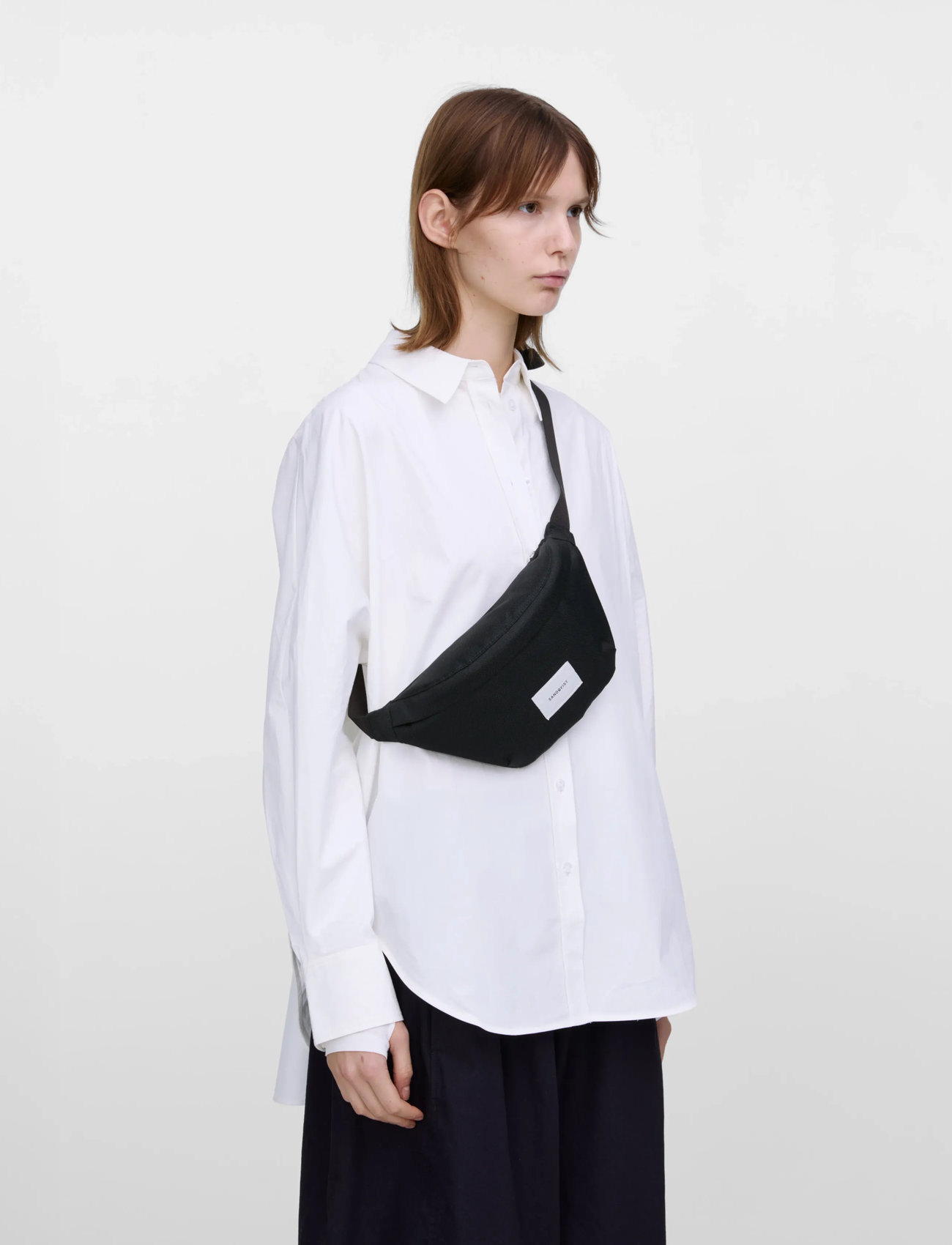 SANDQVIST Ground Crossbody Bag, One Size, Black, Tasker > Bum Bags, Herre
