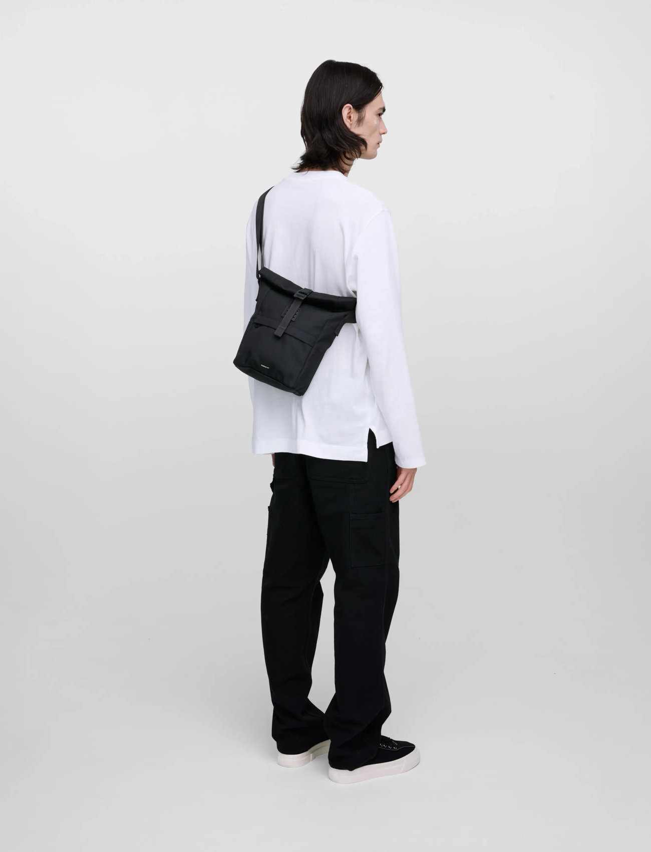 SANDQVIST Icon Sacoche, One Size, Black, Tasker > Skuldertasker, Herre