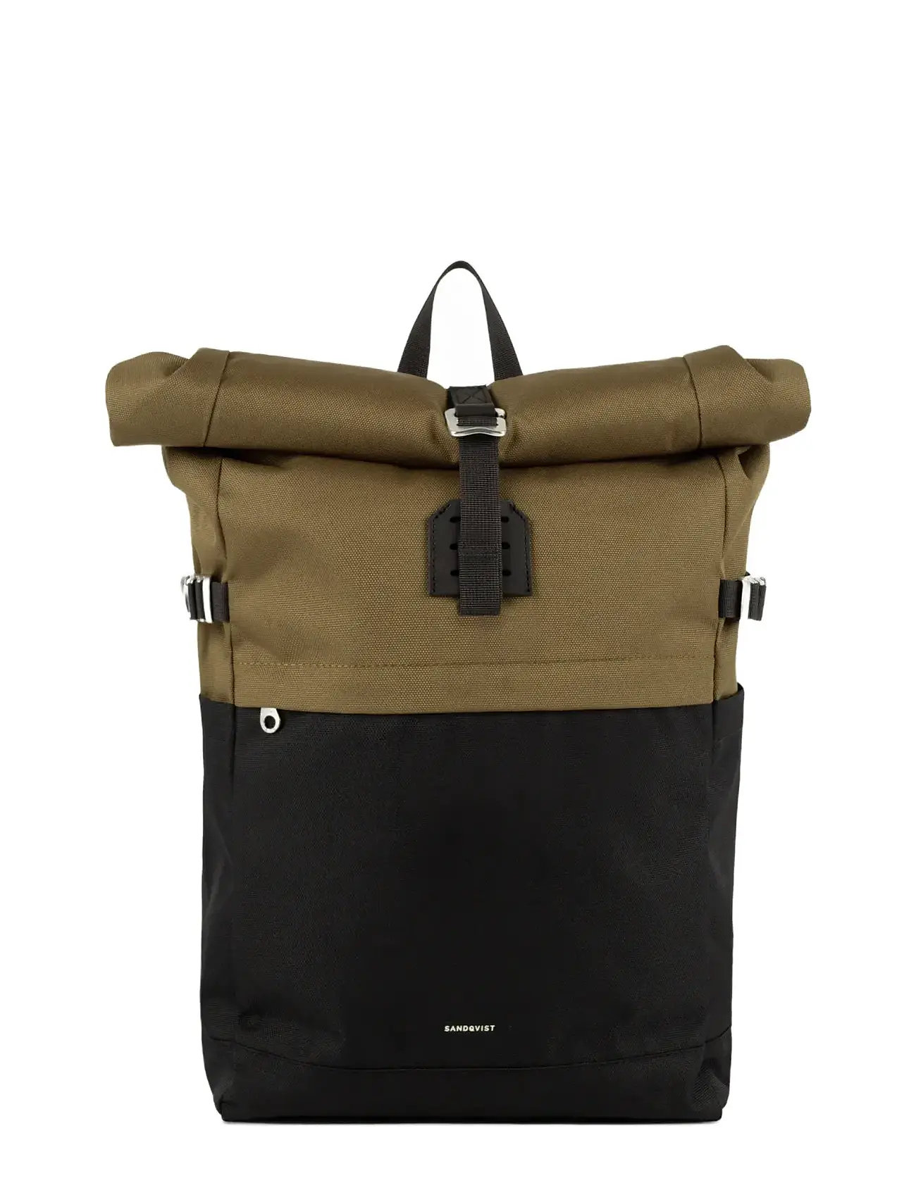 SANDQVIST Icon Rolltop Backpack M, M, Black, Backpacks > Rolltop Backpacks, Herre
