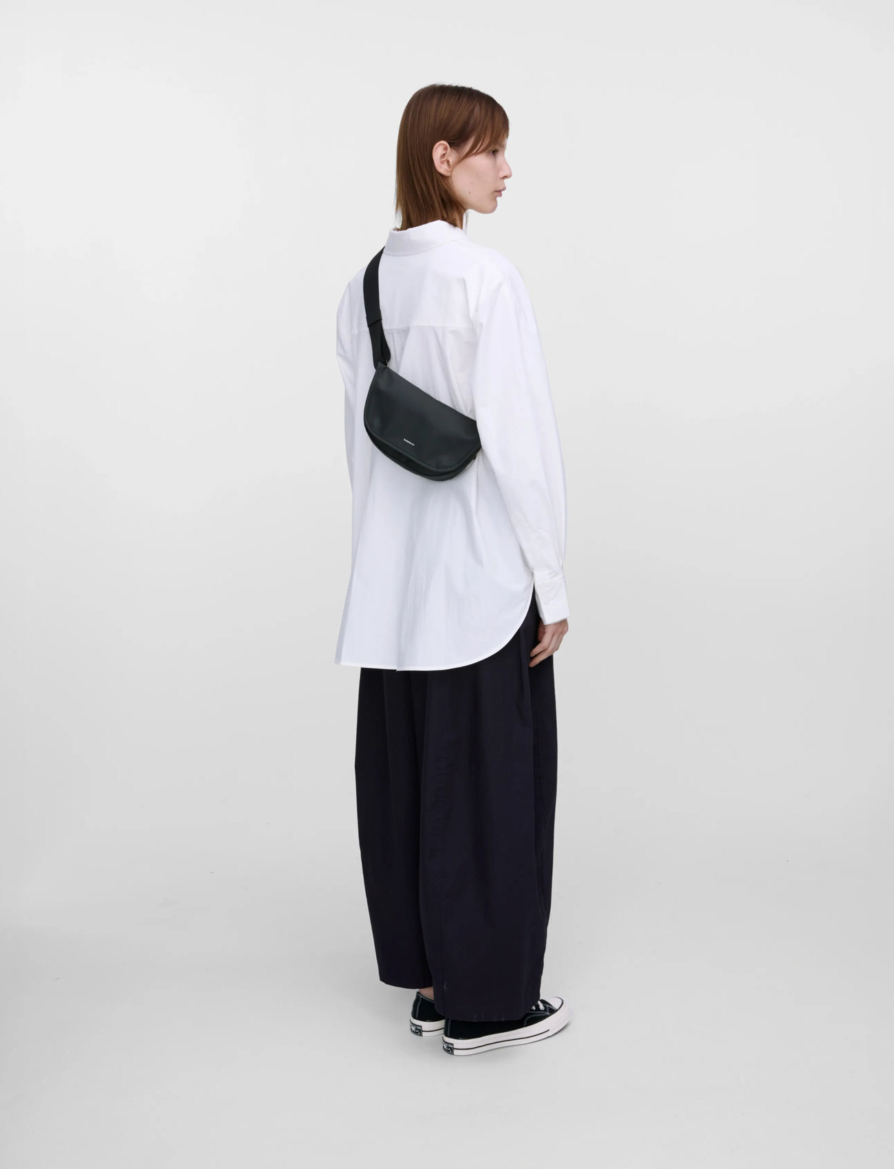 SANDQVIST Stream Messenger Mini, One Size, Black, Tasker > Bum Bags, Herre