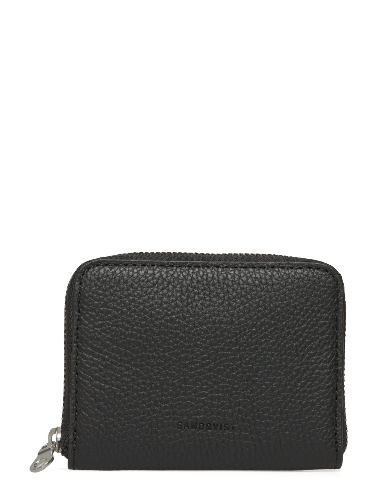 SANDQVIST Leather Zip Wallet, One Size, Black, Kortholdere & Punge > Punge, Dame