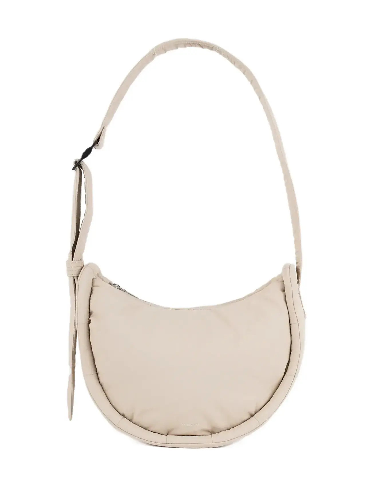 SANDQVIST Curve Crossbody Round S, S, Beige, Tasker > Tasker Med Tophåndtag, Dame