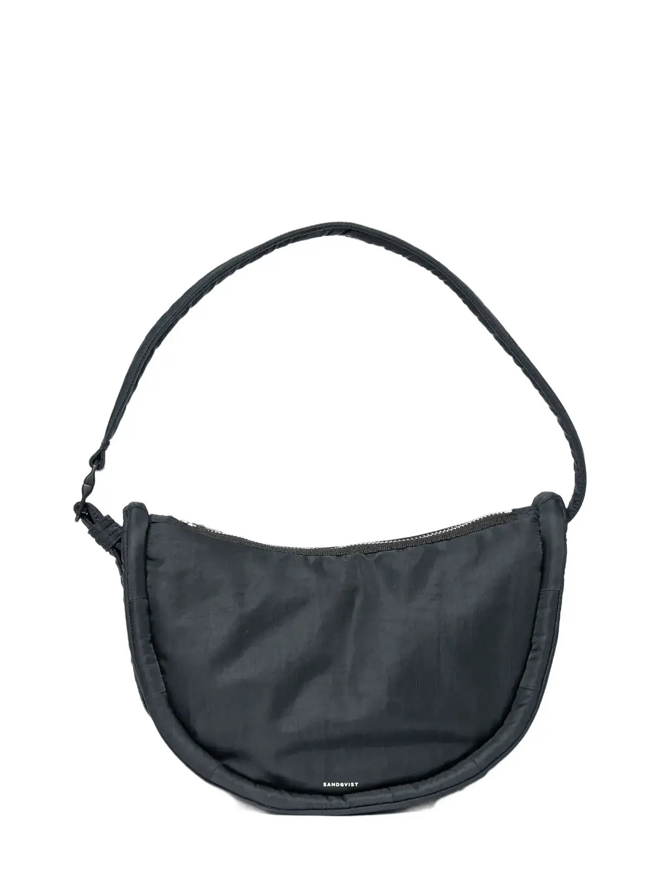SANDQVIST Curve Crossbody Round S, S, Black, Tasker > Tasker Med Tophåndtag, Dame