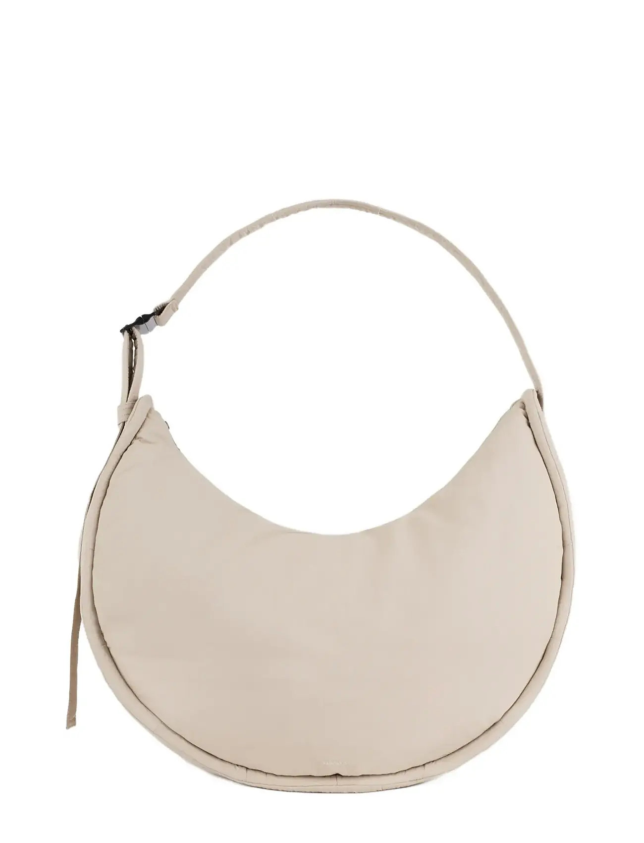 SANDQVIST Curve Crossbody Round L, L, Beige, Tasker > Tasker Med Tophåndtag, Dame
