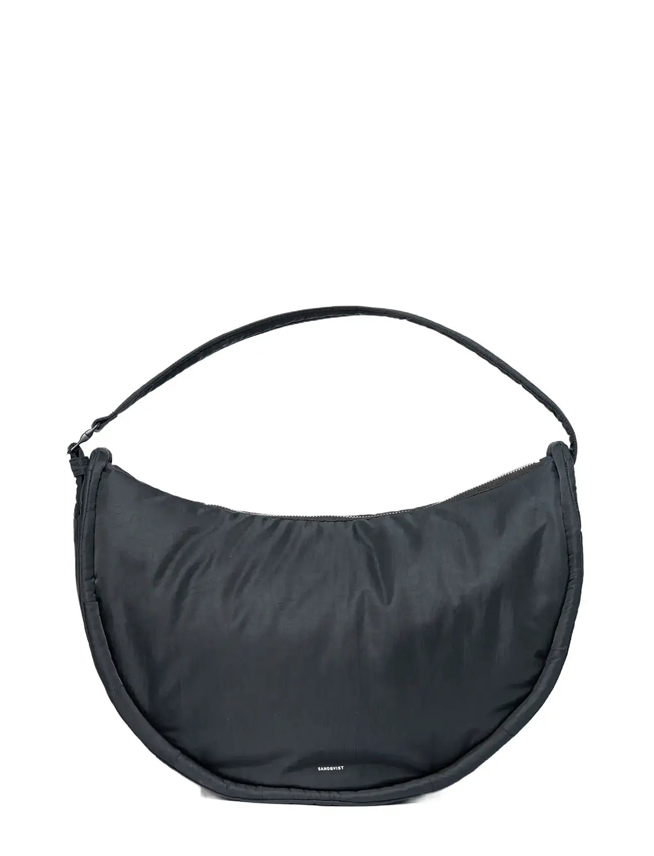 SANDQVIST Curve Crossbody Round L, L, Black, Tasker > Tasker Med Tophåndtag, Dame