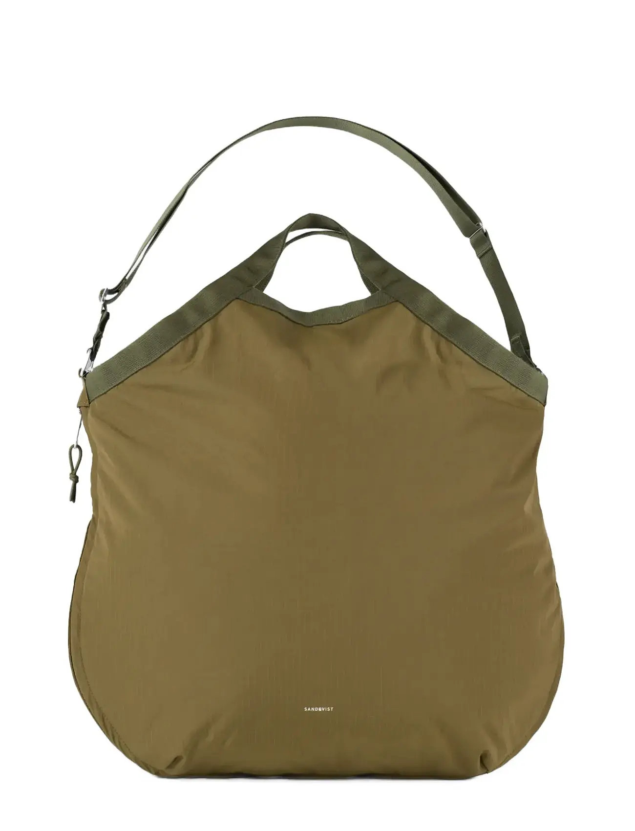 SANDQVIST Grid Tote Bag, One Size, Khaki green, Tasker > Skuldertasker, Herre