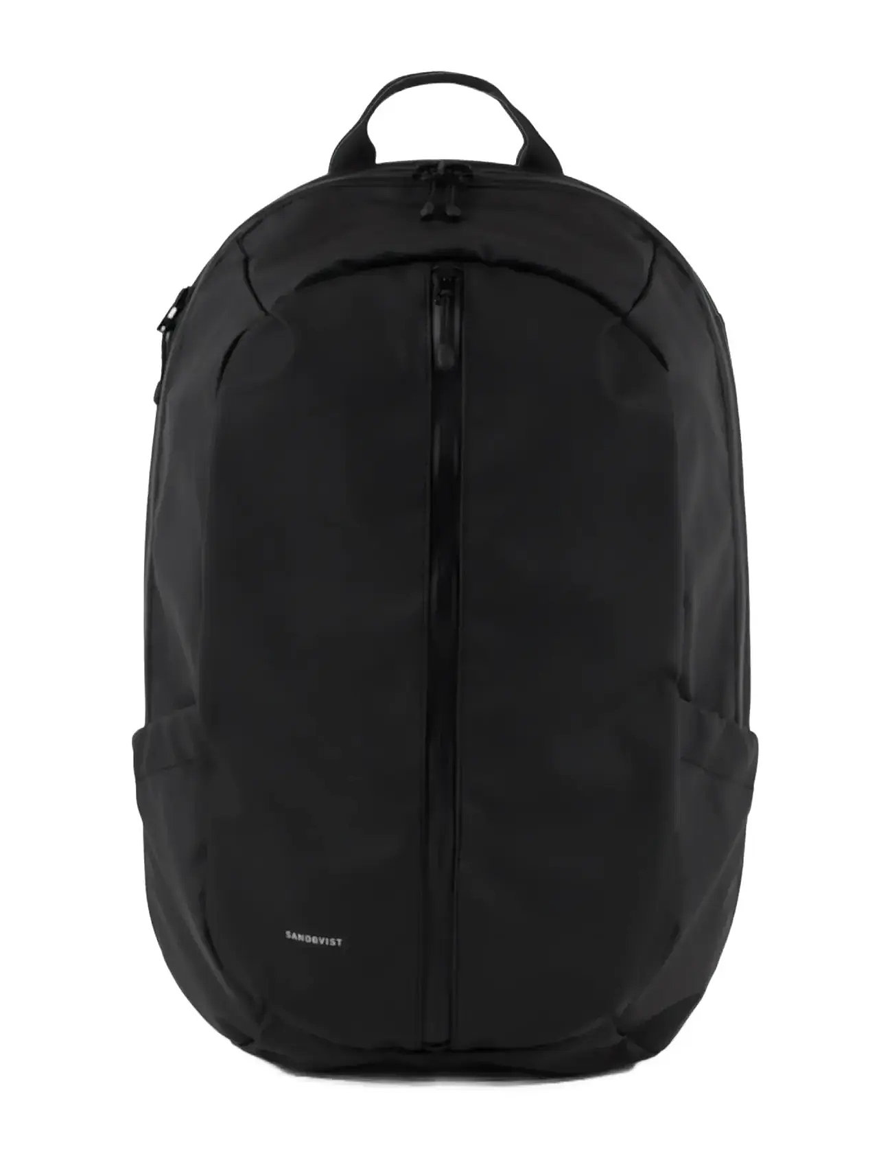 SANDQVIST Stream Zipper Backpack, One Size, Black, Backpacks > Business Backpacks, Herre