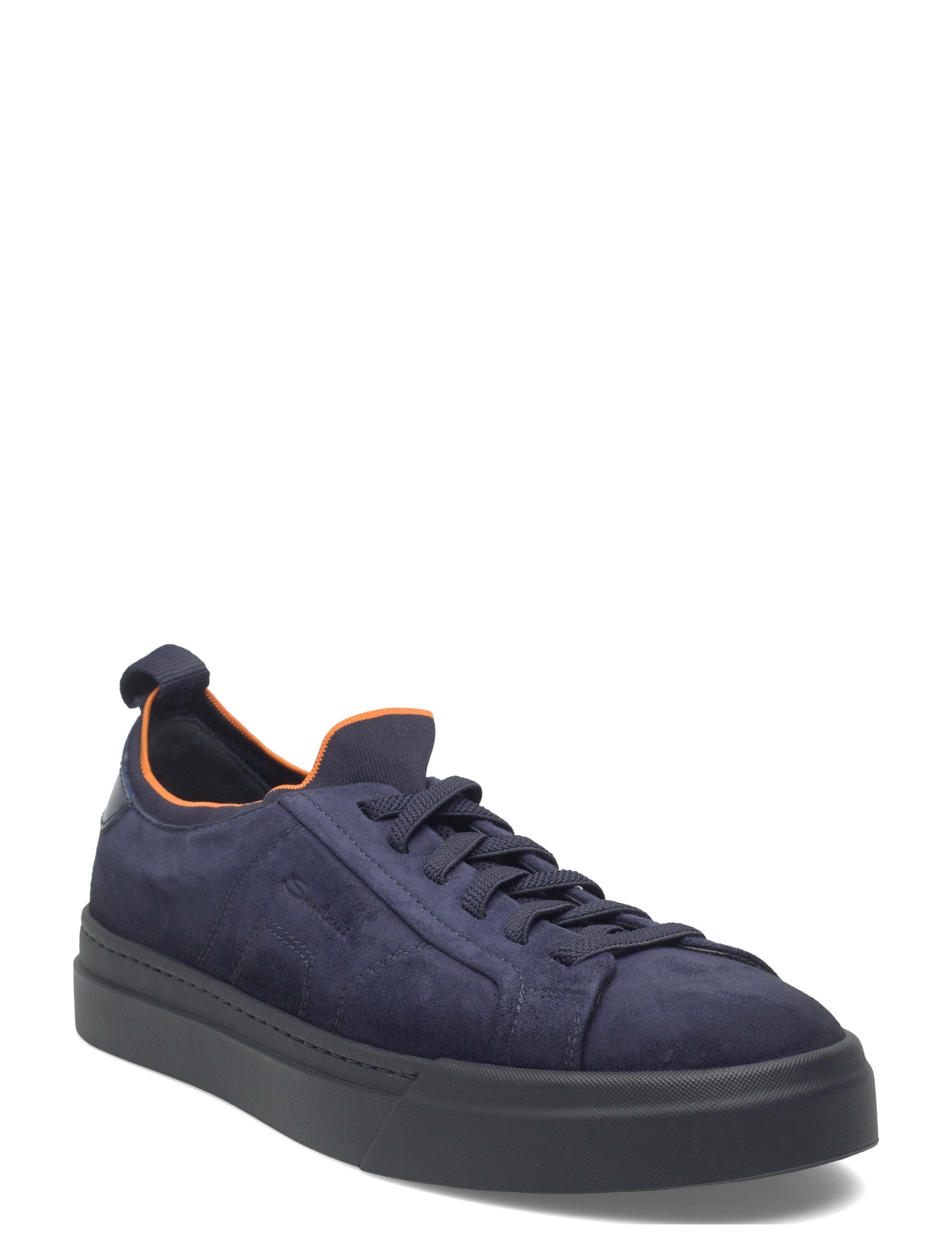 Santoni Dbs Unity, 43, Navy, Sneakers > Sneakers Med Lav Top, Herre
