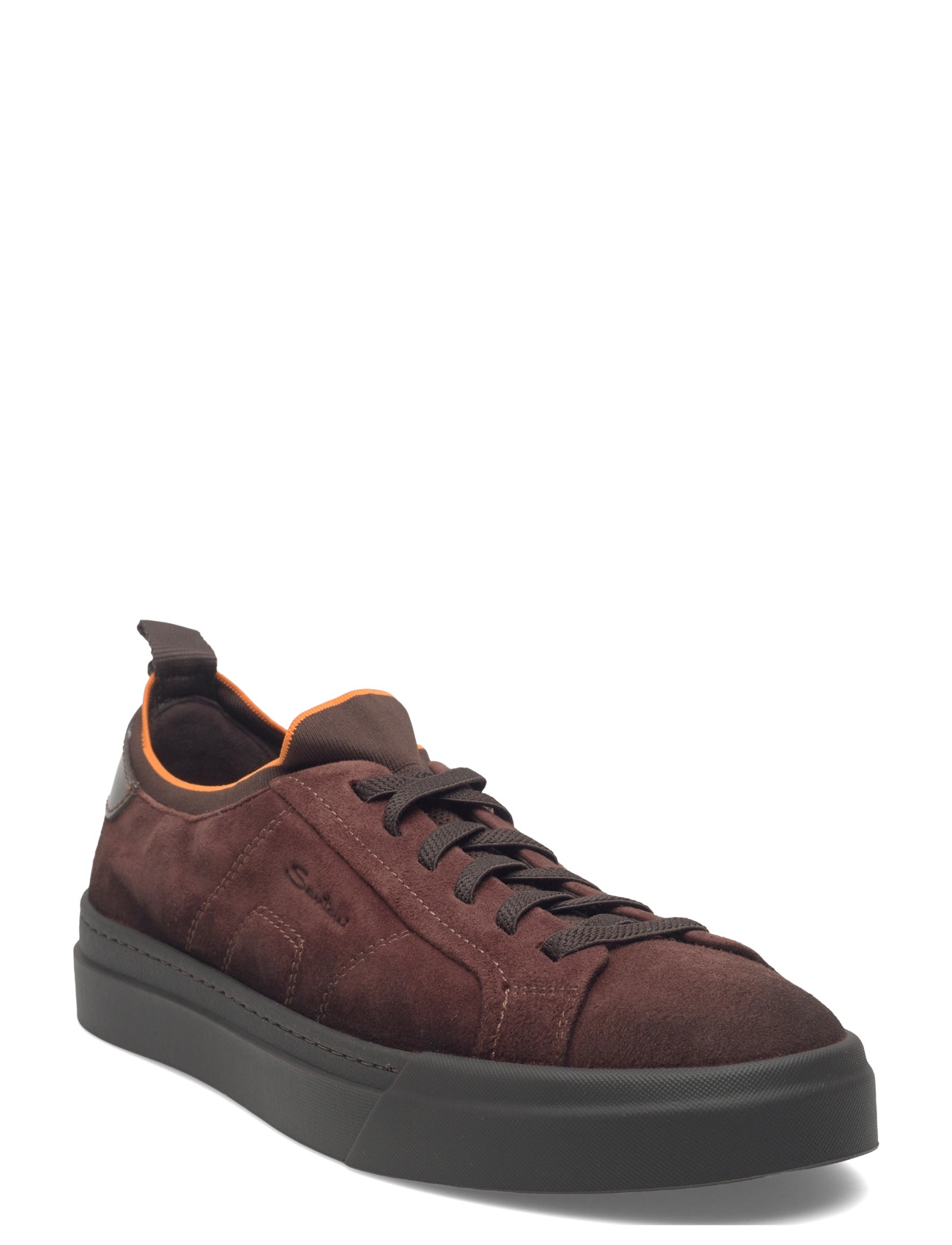 Santoni Dbs Unity, 42.5, Brown, Sneakers > Sneakers Med Lav Top, Herre