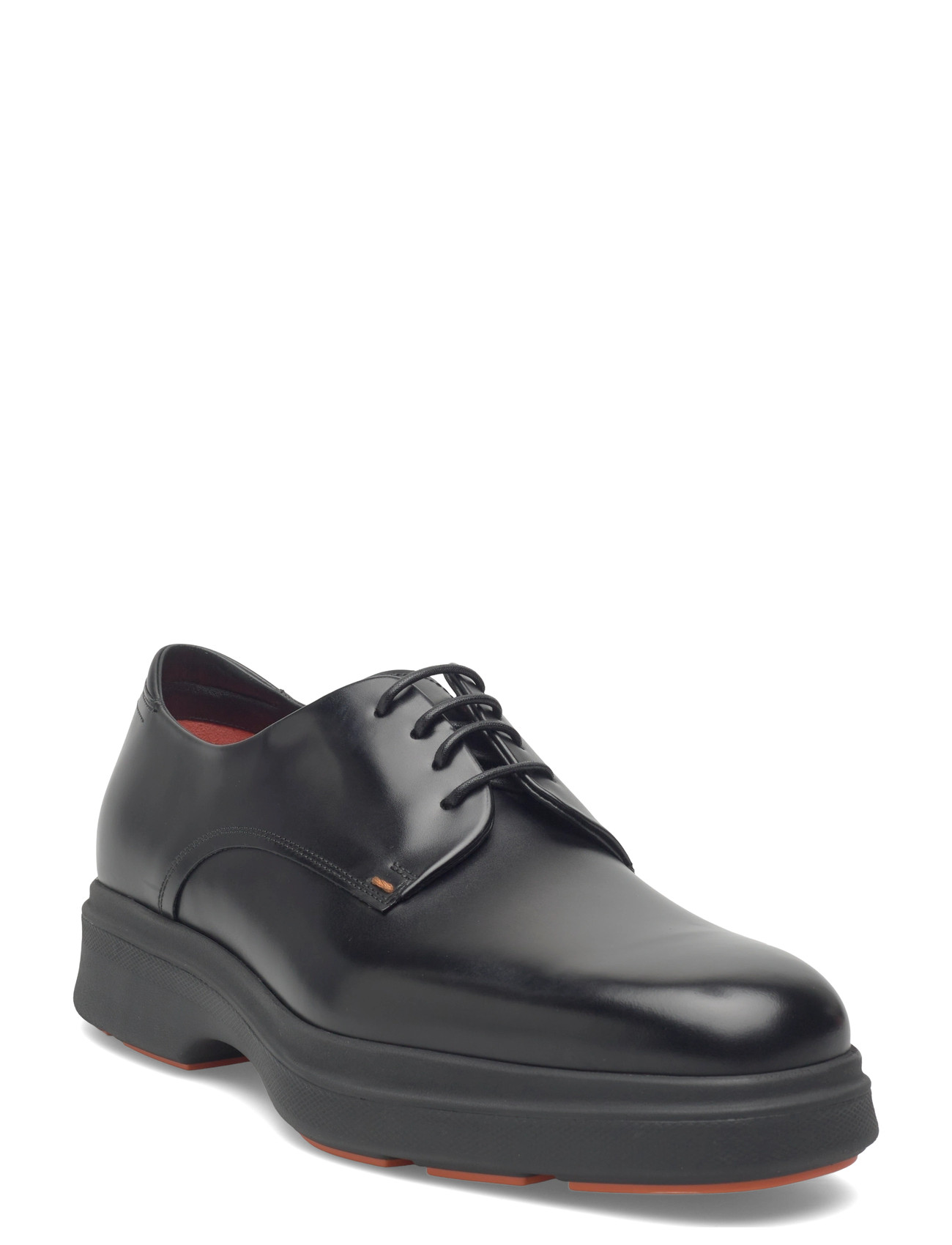 Santoni Easy Derby, 45, Black, Business > Derby Sko, Herre