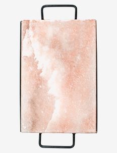 Saltsten, 30x20x3 med hållare - cutting boards - pink
