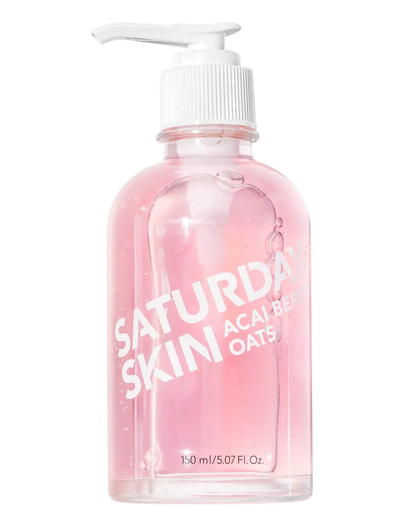 Saturday Skin Acai Berry + Oats Antioxidant Gel Cleanser 150Ml - Pink - 150 ML