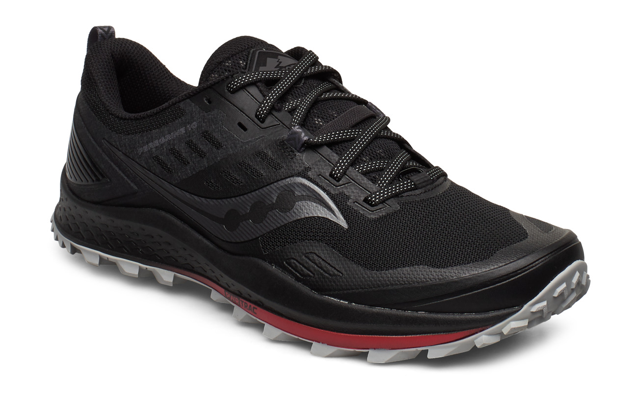 saucony black and red