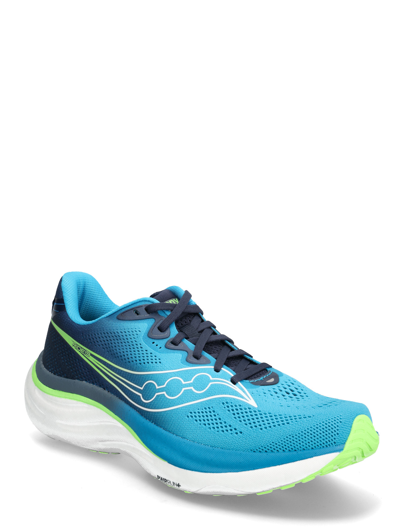 Saucony Ride 19, 44.5, Blue, Sport Sko > Sport Running Sko, Herre