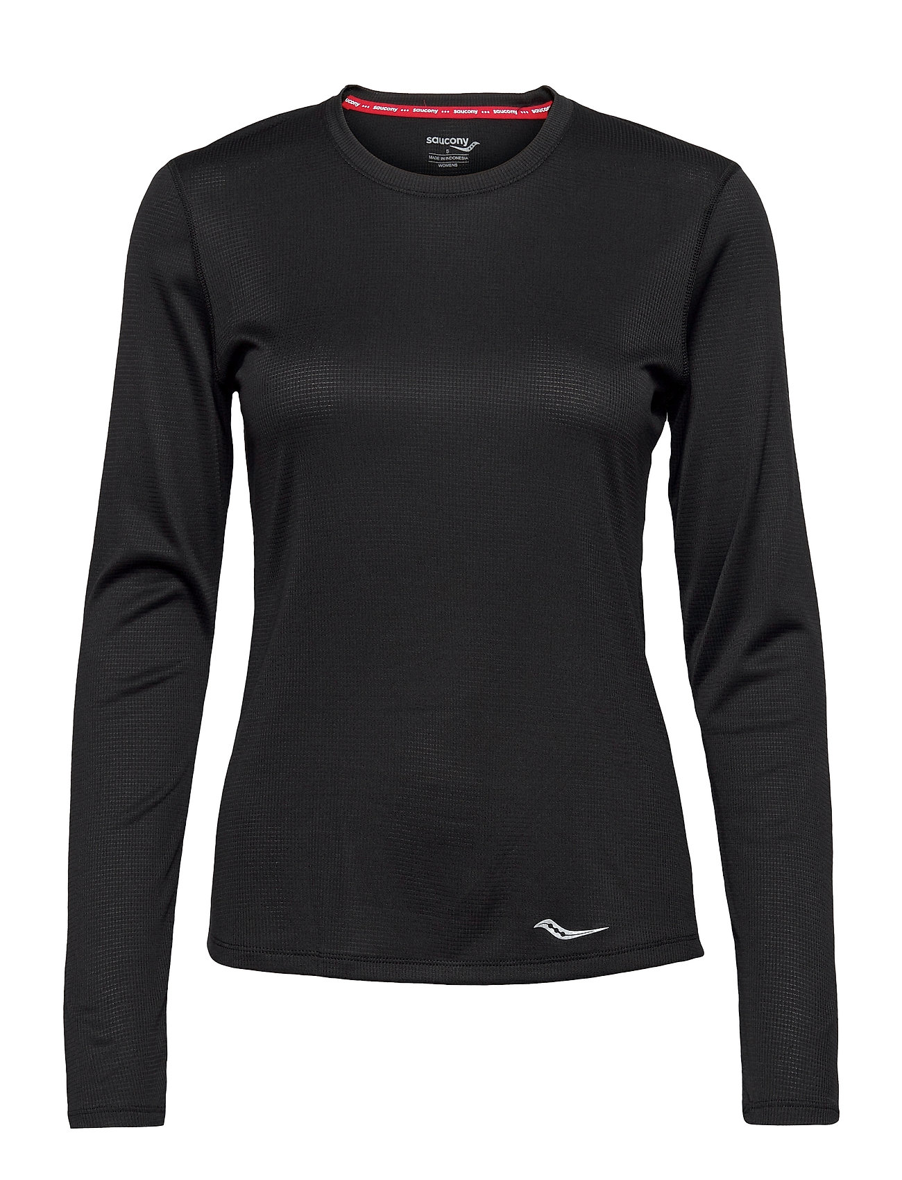 Stopwatch Long Sleeve T-shirts & Tops Long-sleeved Musta Saucony
