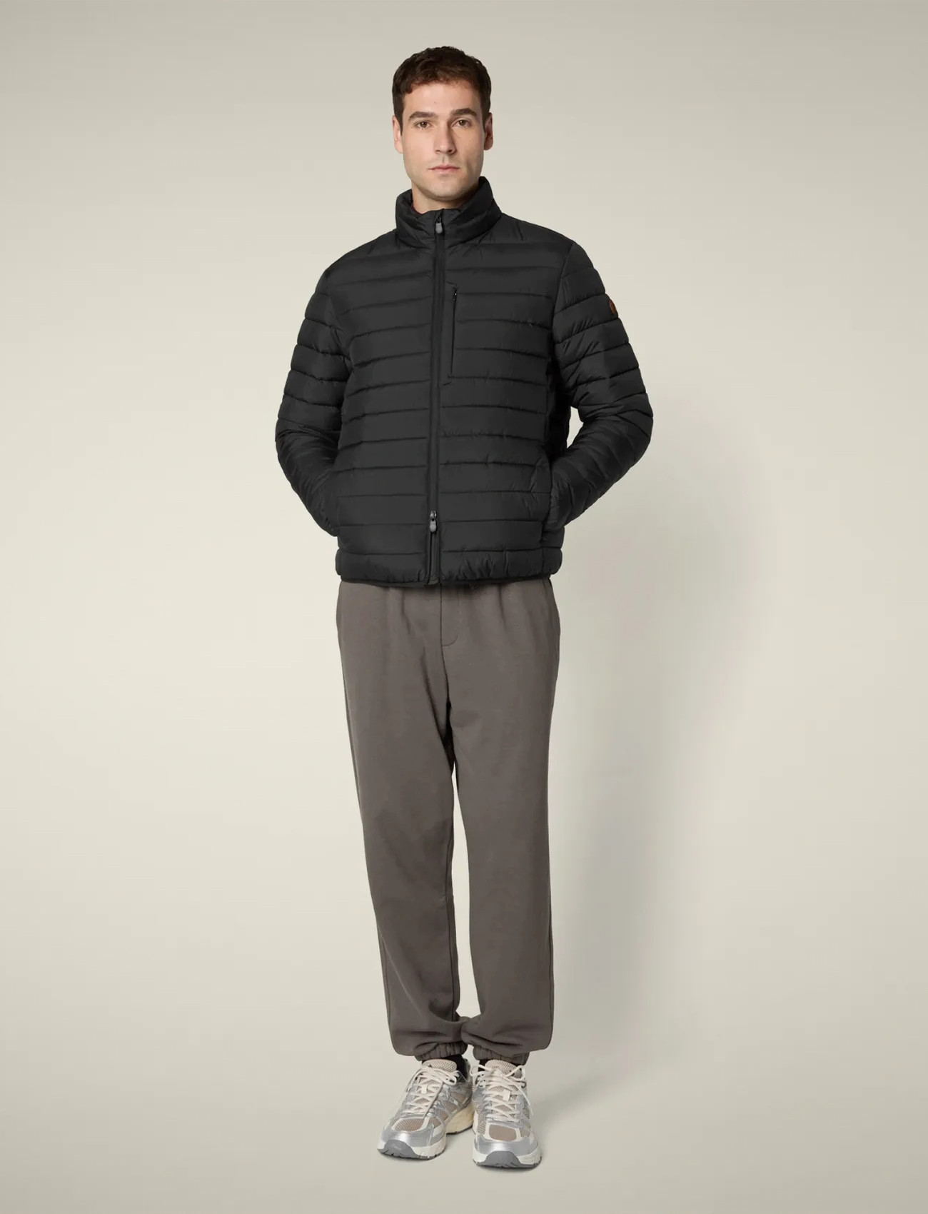 Save the Duck Erion Jacket, L, Black, Jakker > Vatterede Jakker, Herre