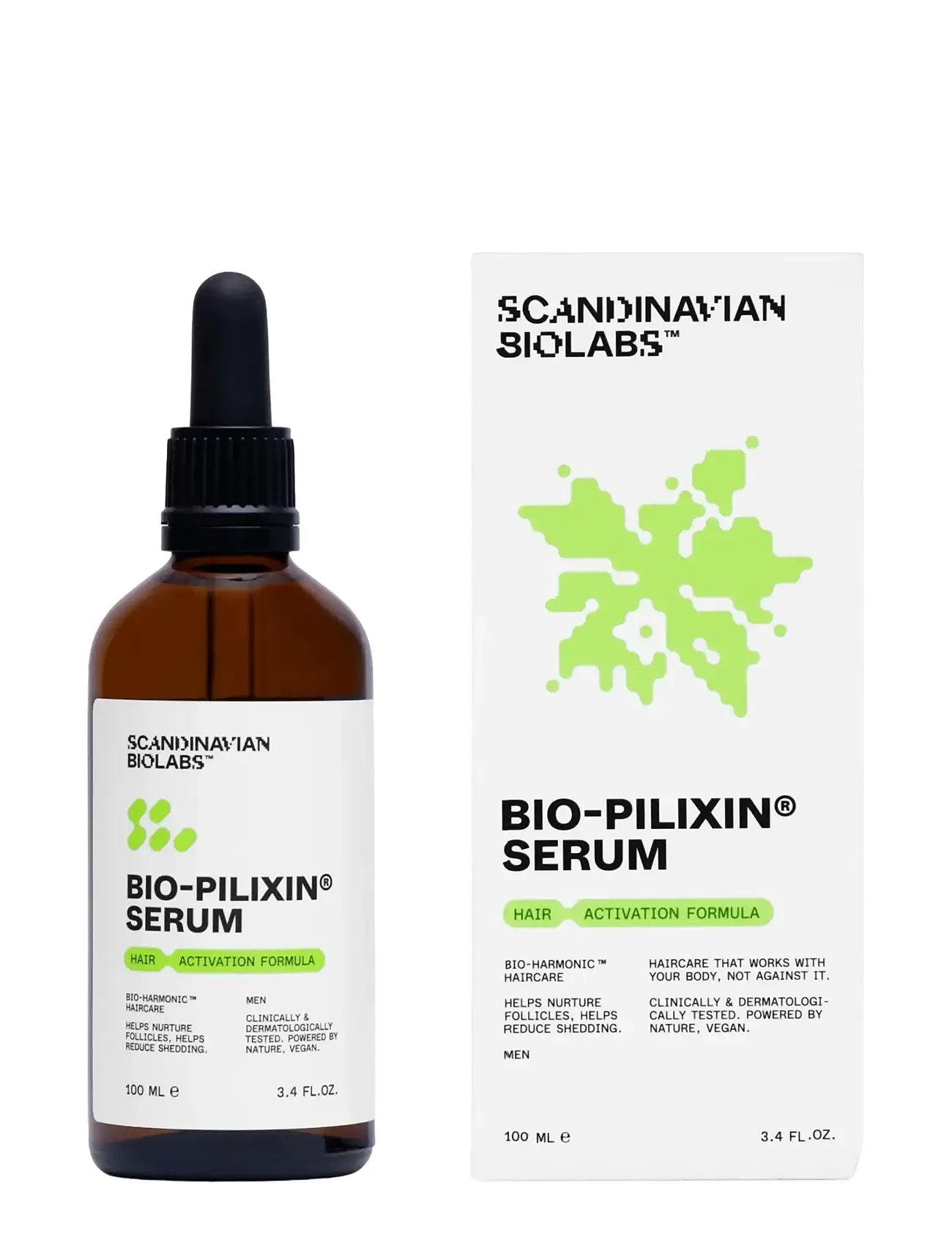 Scandinavian Biolabs Bio-Pilixin Serum+ | For Men, 100 ml, Nude, Pleje > Behandling, Herre