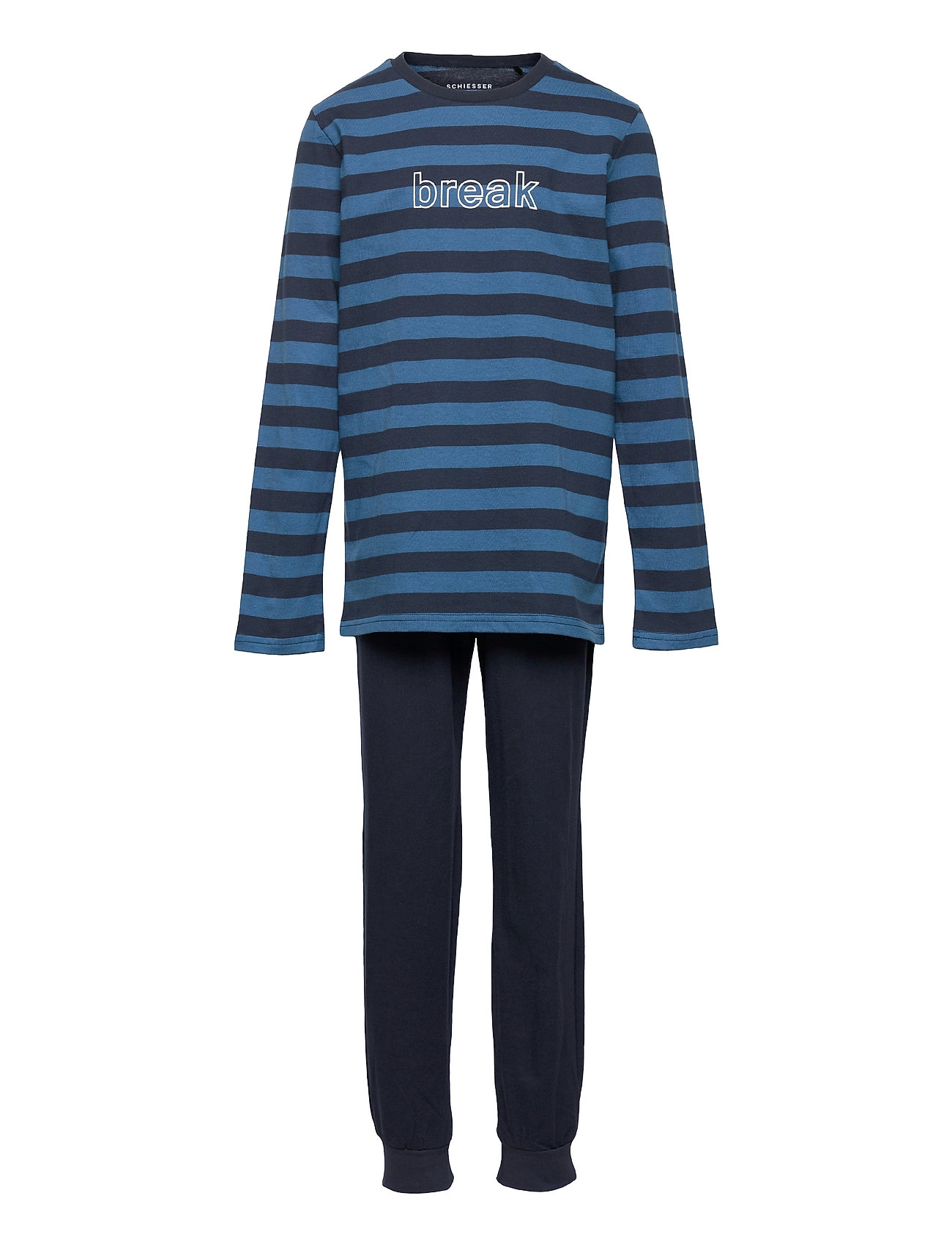 Boys Pyjama Long Navy Schiesser 102190
