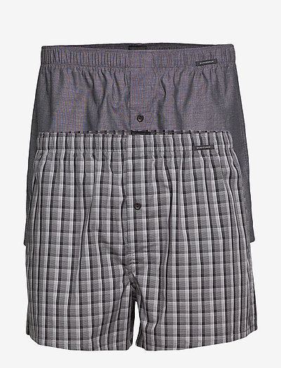 Schiesser Jungen Shorts Blau/Weiß Longbord Henry großes 4 teiliges Unterwäsche Set Unterhemd