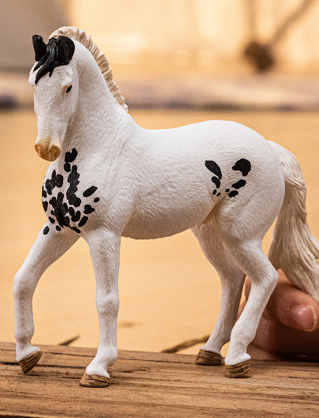 Schleich Schleich Marwari Stallion, One Size, White, Legesæt & Actionfigurer > Dyr, Børn
