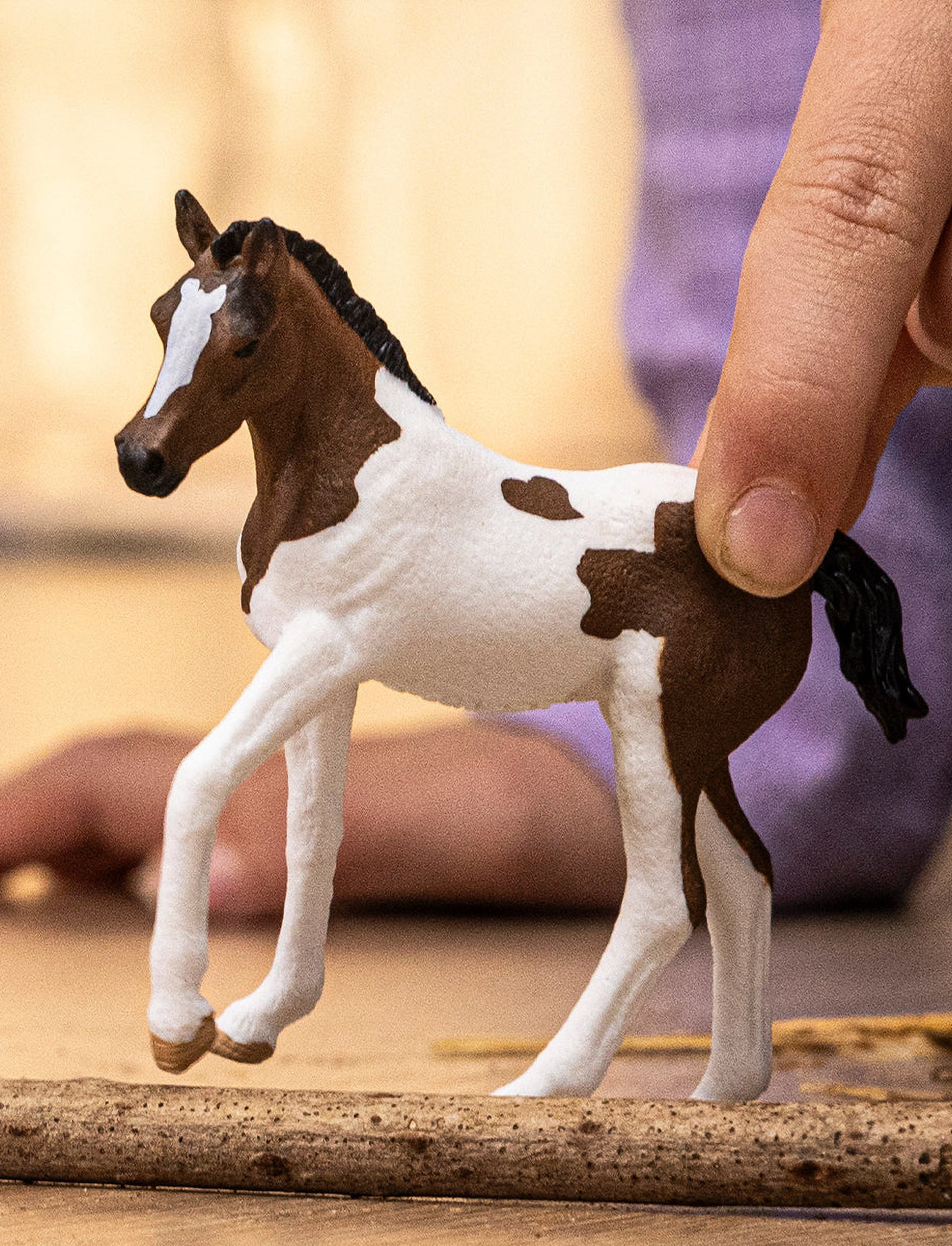 Schleich Schleich Paint Horse Foal, One Size, Multi/patterned, Legesæt & Actionfigurer > Dyr, Børn