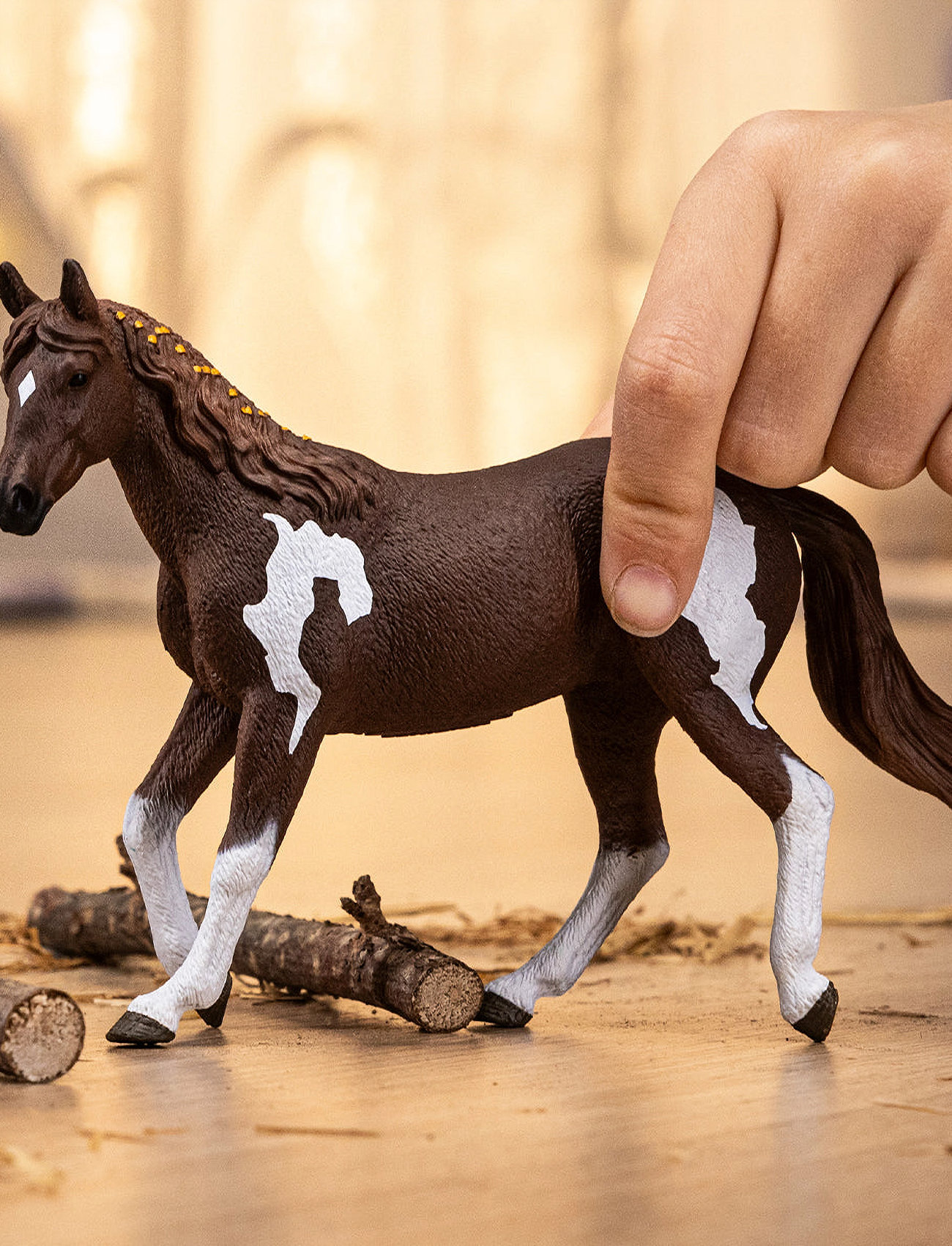 Schleich Schleich Paint Horse Mare, One Size, Multi/patterned, Soft Legetøj > Stuffed Animals, Børn