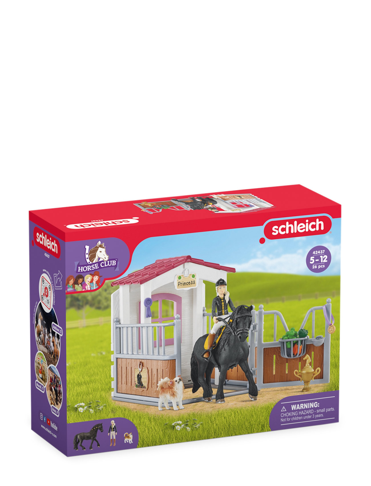 Schleich Horse Box With Horse Club Tori & Princess Toys Playsets & Action Figures Play Sets Multi/patterned Schleich