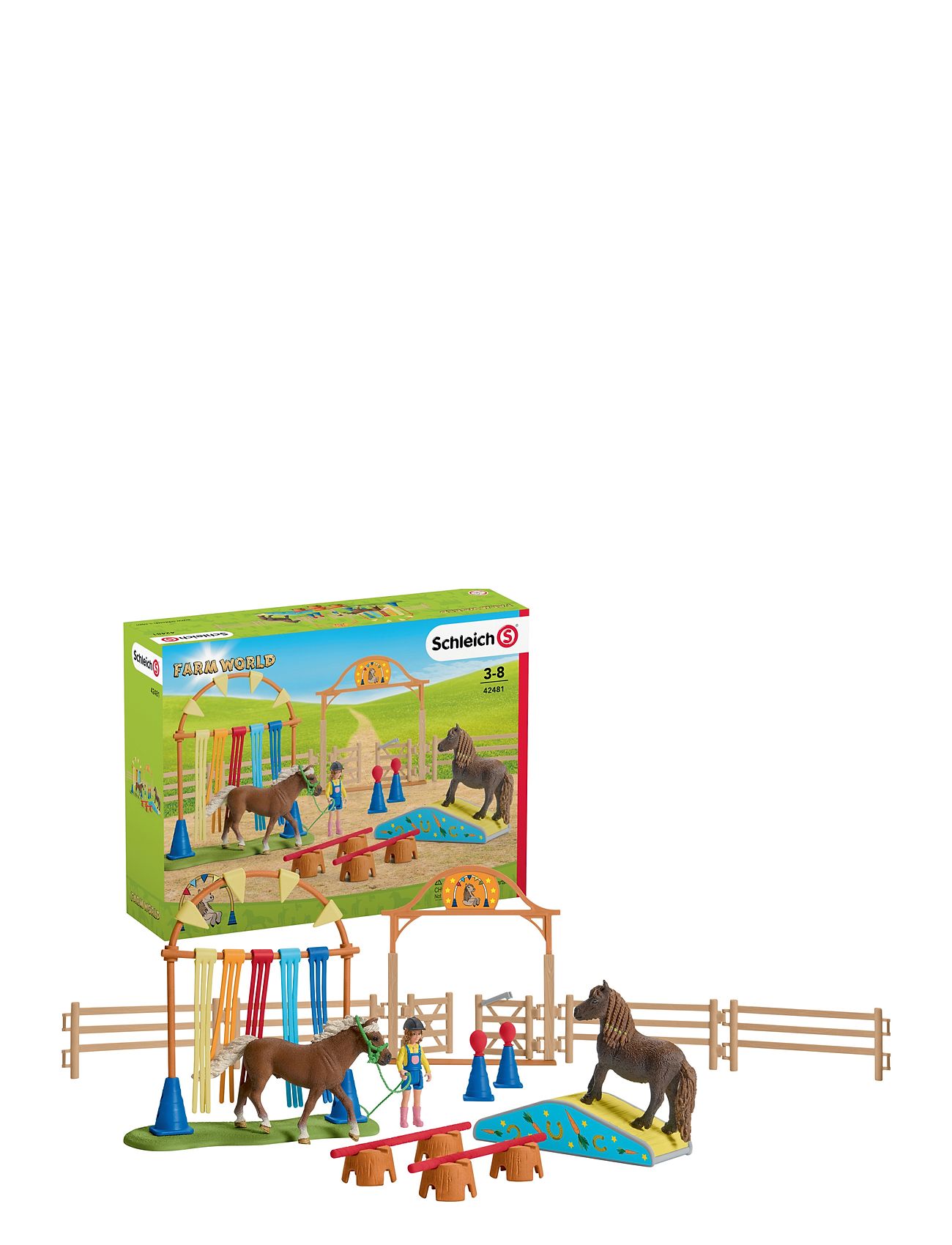 Schleich Pony Agility Training Toys Playsets & Action Figures Play Sets Multi/patterned Schleich